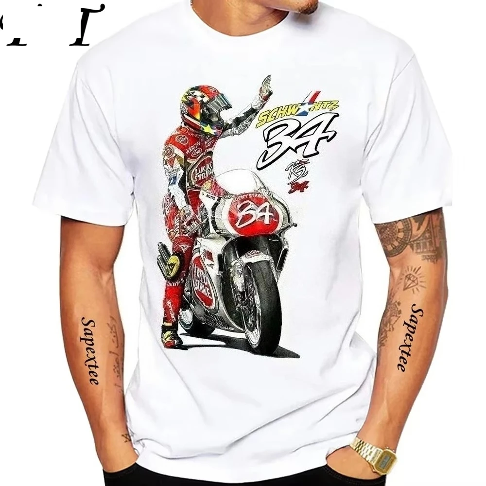 Legend Rider Kevin Schwantz 34 1993 GP 500cc футболка мужская с коротким рукавом в стиле хип-хоп для мальчиков спортивные повседневные белые топы мужские мотоциклетные футболки
Legend Rider Kevin Schwantz 34 1993 GP 500cc футболка мужская с коротким рукавом в стиле хип-хоп для мальчиков спортивные повседневные белые топы мужские мотоциклетные футболки