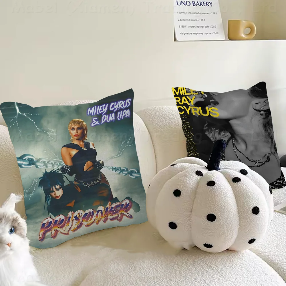 Pop Singer Miley Cyrus Cushion Cover Pillow Cover Decor Pillowcase Printed Cushion Case For Couch
Pop Singer Miley Cyrus Cushion Cover Pillow Cover Decor Pillowcase Printed Cushion Case For Couch