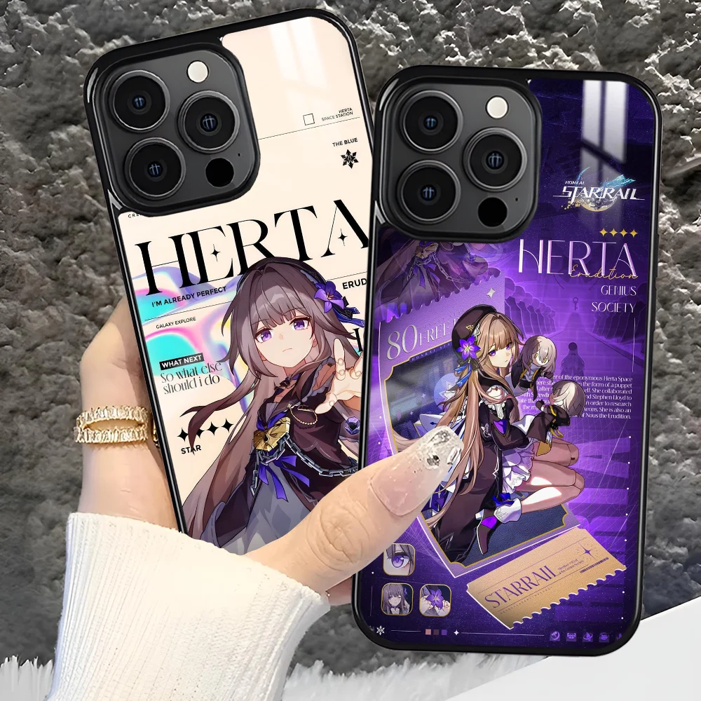 Honkai Star Rail Herta Phone Case For iPhone 16 15 14 13 12 11 Pro Xs Max Mini Plus Antislip Shockproof Hard Funda
Honkai Star Rail Herta Phone Case For iPhone 16 15 14 13 12 11 Pro Xs Max Mini Plus Antislip Shockproof Hard Funda
