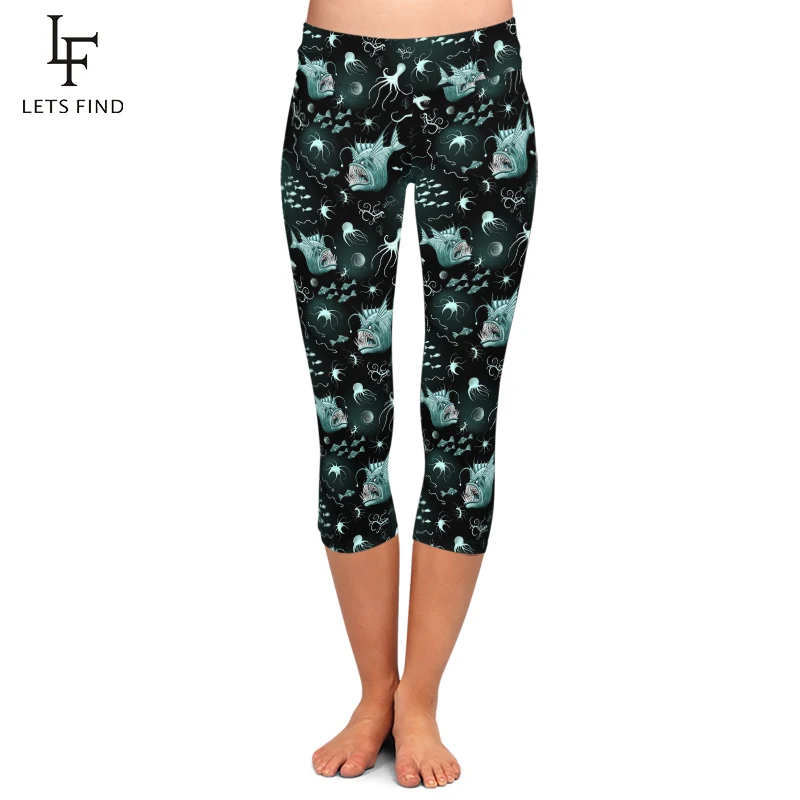 LETSFIND Summer New Women Fitness Capri Leggings Fashion 3D Fish Abyssal Monster Print Fitness Sexy Girls Mid-Calf 3/4 Pants
LETSFIND Summer New Women Fitness Capri Leggings Fashion 3D Fish Abyssal Monster Print Fitness Sexy Girls Mid-Calf 3/4 Pants