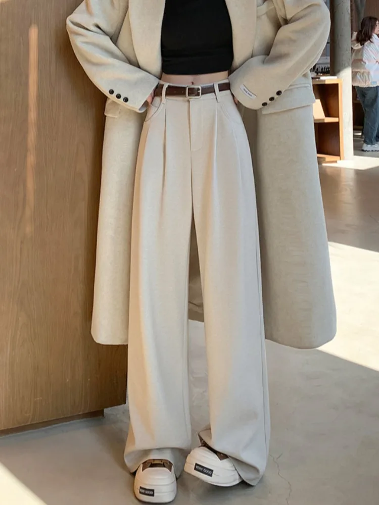 Модные широкие шерстяные брюки с высокой талией, прямые, в пол, женские, в стиле ретро, с узором «Феникс и Дерево», повседневные
Модные широкие шерстяные брюки с высокой талией, прямые, в пол, женские, в стиле ретро, с узором «Феникс и Дерево», повседневные