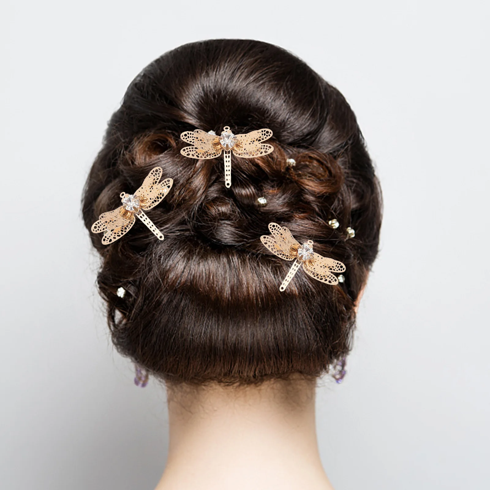 10pcs Gold Rhinestone Charm Hairpin Accessories Headdress Decor Craft Supply Clips for DIY Hair Clip Charms Headb Jewelry
10pcs Gold Rhinestone Charm Hairpin Accessories Headdress Decor Craft Supply Clips for DIY Hair Clip Charms Headb Jewelry