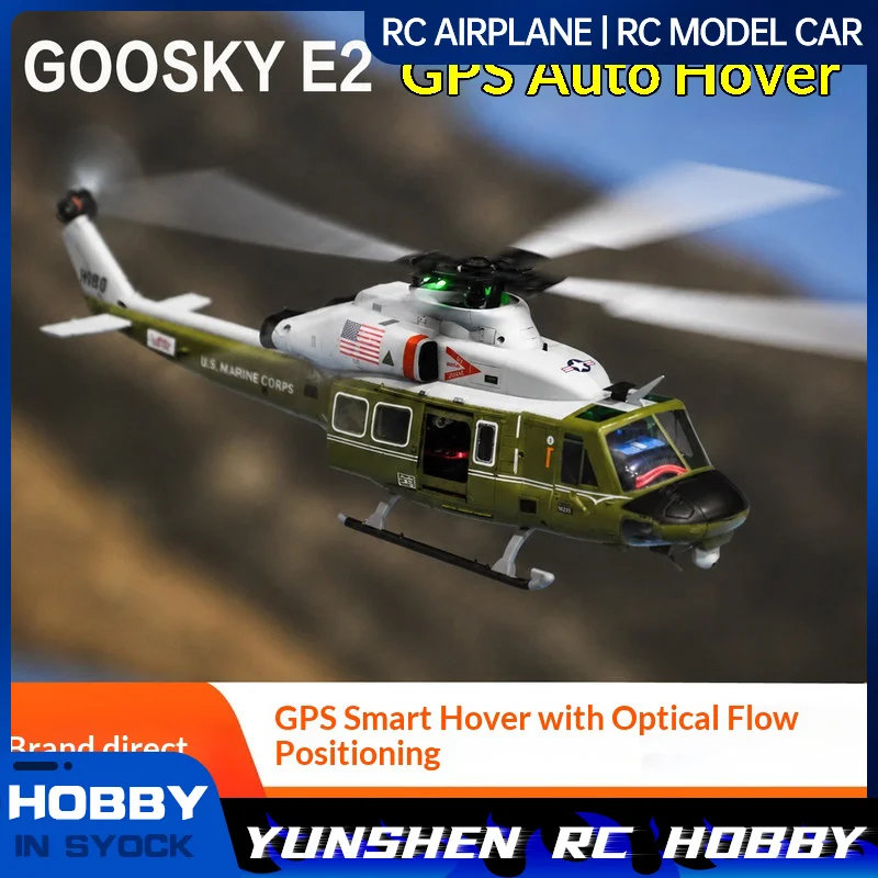 Goosky E2 Uh-1y Gps Brushless Remote Control Helicopter Rc Remote Control 1:35gps Intelligent Uh-1y Rescue Aircraft
Goosky E2 Uh-1y Gps Brushless Remote Control Helicopter Rc Remote Control 1:35gps Intelligent Uh-1y Rescue Aircraft