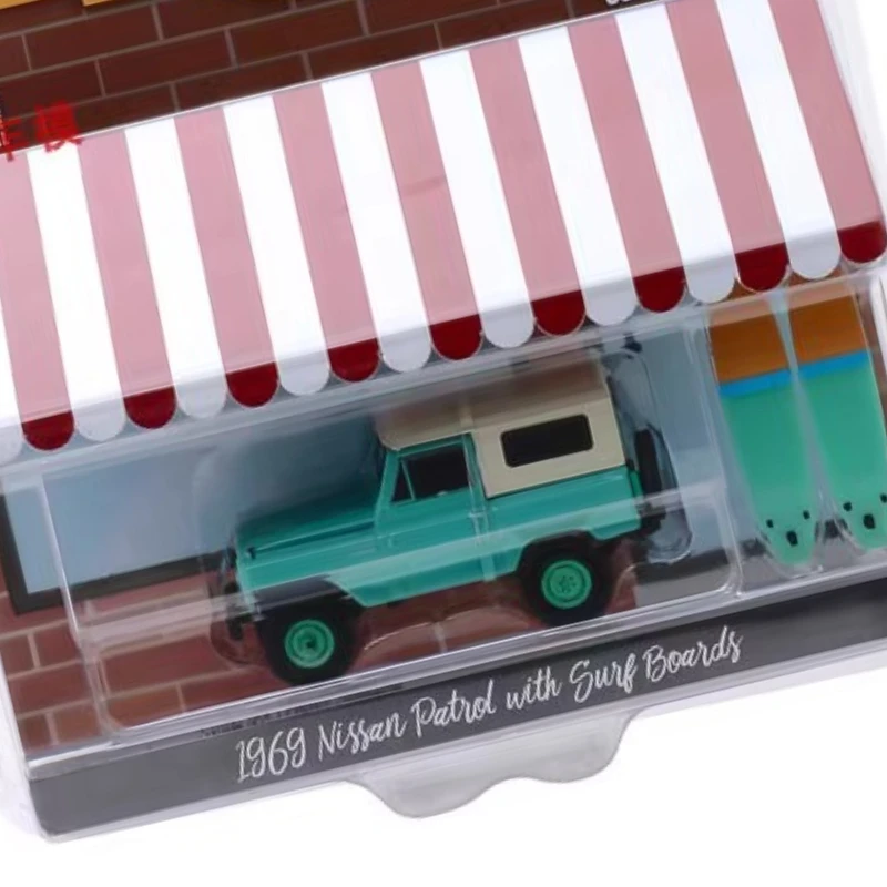 GreenLight 1:64 1969 Nissan Patrol w Surf Hobby Shop 7 Nissan Jeep Collection Toys Small Gifts Model Wall Pendant
GreenLight 1:64 1969 Nissan Patrol w Surf Hobby Shop 7 Nissan Jeep Collection Toys Small Gifts Model Wall Pendant
