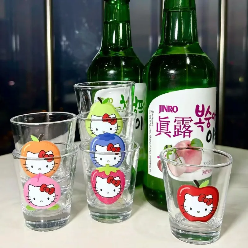 6pcs Sweet Hello Kitty Anime Kawaii Sanrio Ins Fashion Fruit Glass Cup Cute Cartoon Coffee Milk Water Cup Home Gifts for Girls
6pcs Sweet Hello Kitty Anime Kawaii Sanrio Ins Fashion Fruit Glass Cup Cute Cartoon Coffee Milk Water Cup Home Gifts for Girls