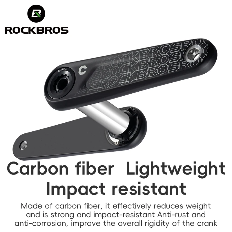 ROCKBROS Carbon Fiber Crank 162.5/165/167.5/170/172.5/175 Bicycle Crankset For BCD 110 Chain Line 43.5 Axis 28.99 DUB Crankset
ROCKBROS Carbon Fiber Crank 162.5/165/167.5/170/172.5/175 Bicycle Crankset For BCD 110 Chain Line 43.5 Axis 28.99 DUB Crankset