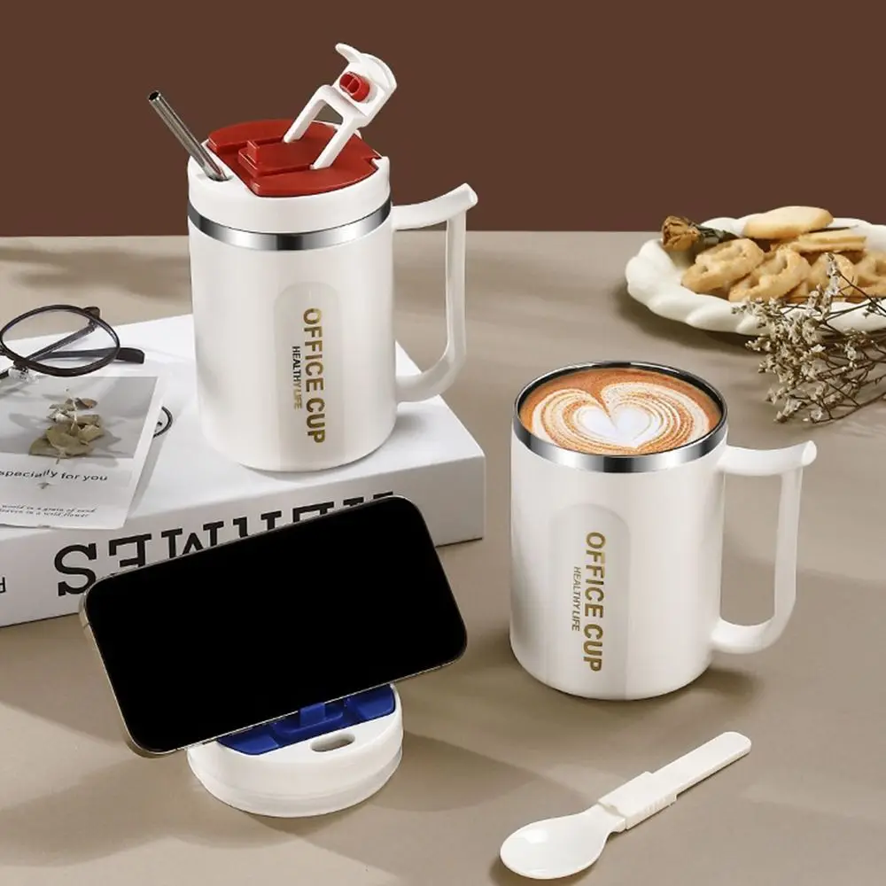 Fashion 500ml Thermal Mug Heat-resistant Large Capacity Insulated Coffee Cup With Straw Leak-Proof Milk Tea Cup Office
Fashion 500ml Thermal Mug Heat-resistant Large Capacity Insulated Coffee Cup With Straw Leak-Proof Milk Tea Cup Office
