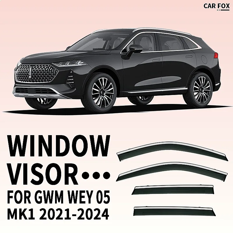 For GWM Wey 05 2024+ Car Window Visor Rain Guard Sun Shade Windshield Side Deflector Auto Accessories
For GWM Wey 05 2024+ Car Window Visor Rain Guard Sun Shade Windshield Side Deflector Auto Accessories