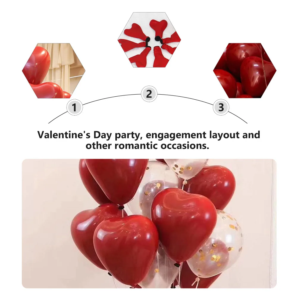 50pcs Heart Shaped Balloons Deep Red Latex Wedding Decoration Party Photo Props Background Accessories Balloon Supplies
50pcs Heart Shaped Balloons Deep Red Latex Wedding Decoration Party Photo Props Background Accessories Balloon Supplies