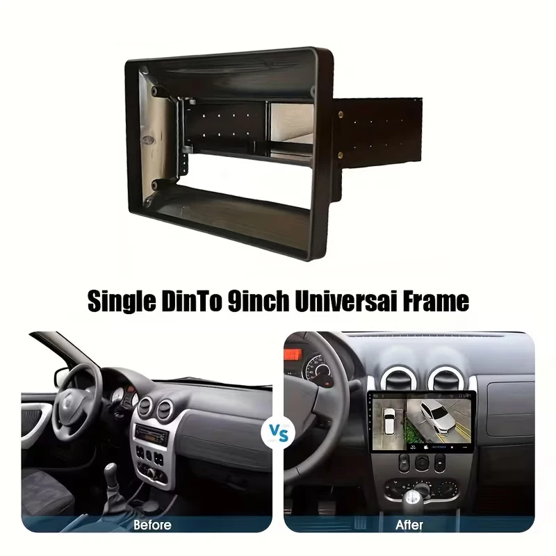 1 Din 9 Inch Car Radio Frame Car Player Frame Plate Adapter Panel For Android 1 DIN Single Slot Dashboard Without Battery
1 Din 9 Inch Car Radio Frame Car Player Frame Plate Adapter Panel For Android 1 DIN Single Slot Dashboard Without Battery