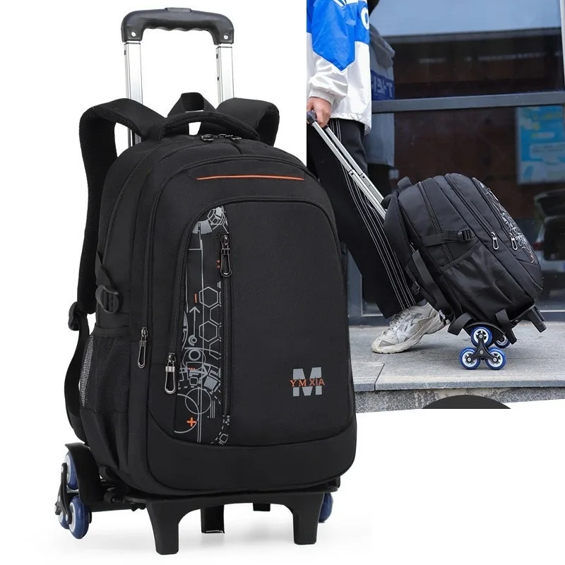 New Mochilas De Colegio Waterproof School Backpack Trolley Mochila Masculina Rolling School-bag Travel Backback Plecak Damski
New Mochilas De Colegio Waterproof School Backpack Trolley Mochila Masculina Rolling School-bag Travel Backback Plecak Damski