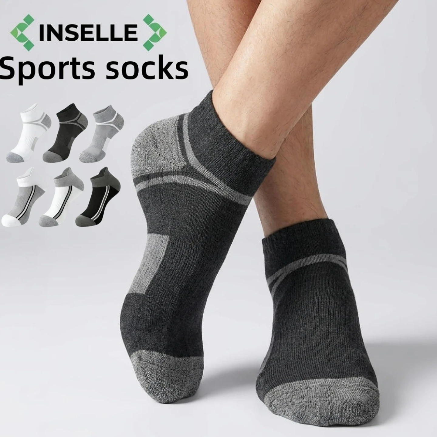 20 pairs of men's ankle socks, breathable and moisture absorbing sports socks, low cut sports socks
20 pairs of men's ankle socks, breathable and moisture absorbing sports socks, low cut sports socks