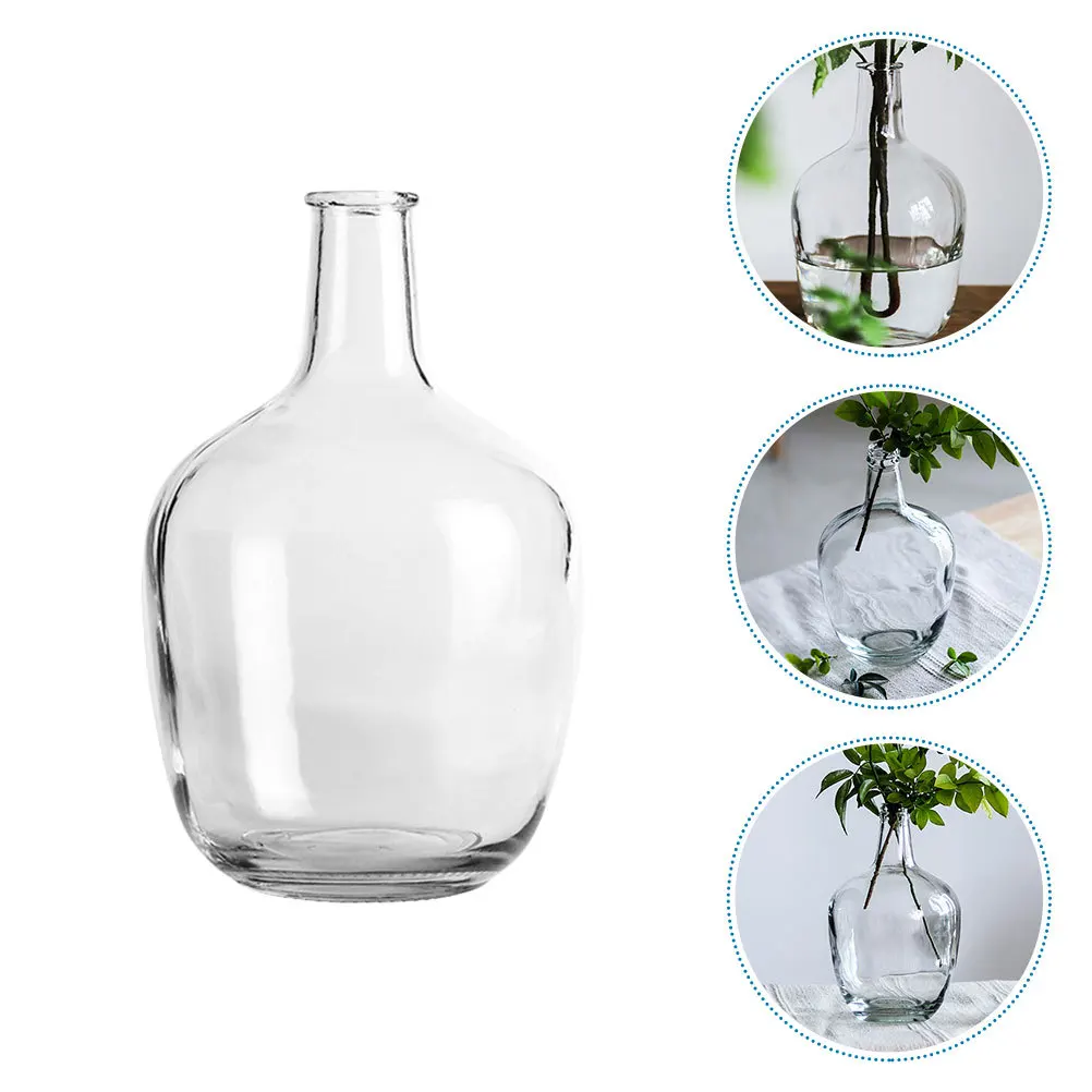 Glass Flower Branch Vase Creative Shape Small Mouth Big Belly Transparent Flower Hydroponic Holder for Home Table Decoration
Glass Flower Branch Vase Creative Shape Small Mouth Big Belly Transparent Flower Hydroponic Holder for Home Table Decoration
