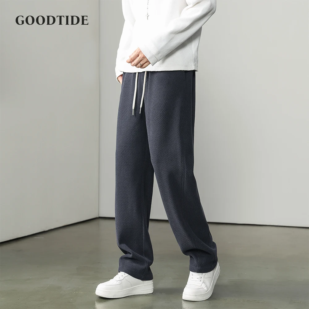 Fashion Men's Straight Casual Pants 2025 New Elastic Waist Drawstring Design Loose Casual Versatile Daily Commuting Trousers
Fashion Men's Straight Casual Pants 2025 New Elastic Waist Drawstring Design Loose Casual Versatile Daily Commuting Trousers
