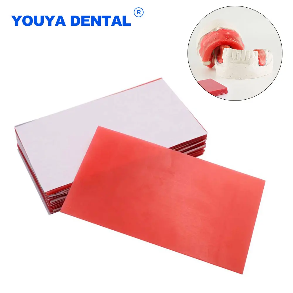 Dental Base Plate Red Wax Sheet For Denture Laboratory Carving Engraving Casting Model Wax Dentist Lab Auxiliary Material
Dental Base Plate Red Wax Sheet For Denture Laboratory Carving Engraving Casting Model Wax Dentist Lab Auxiliary Material