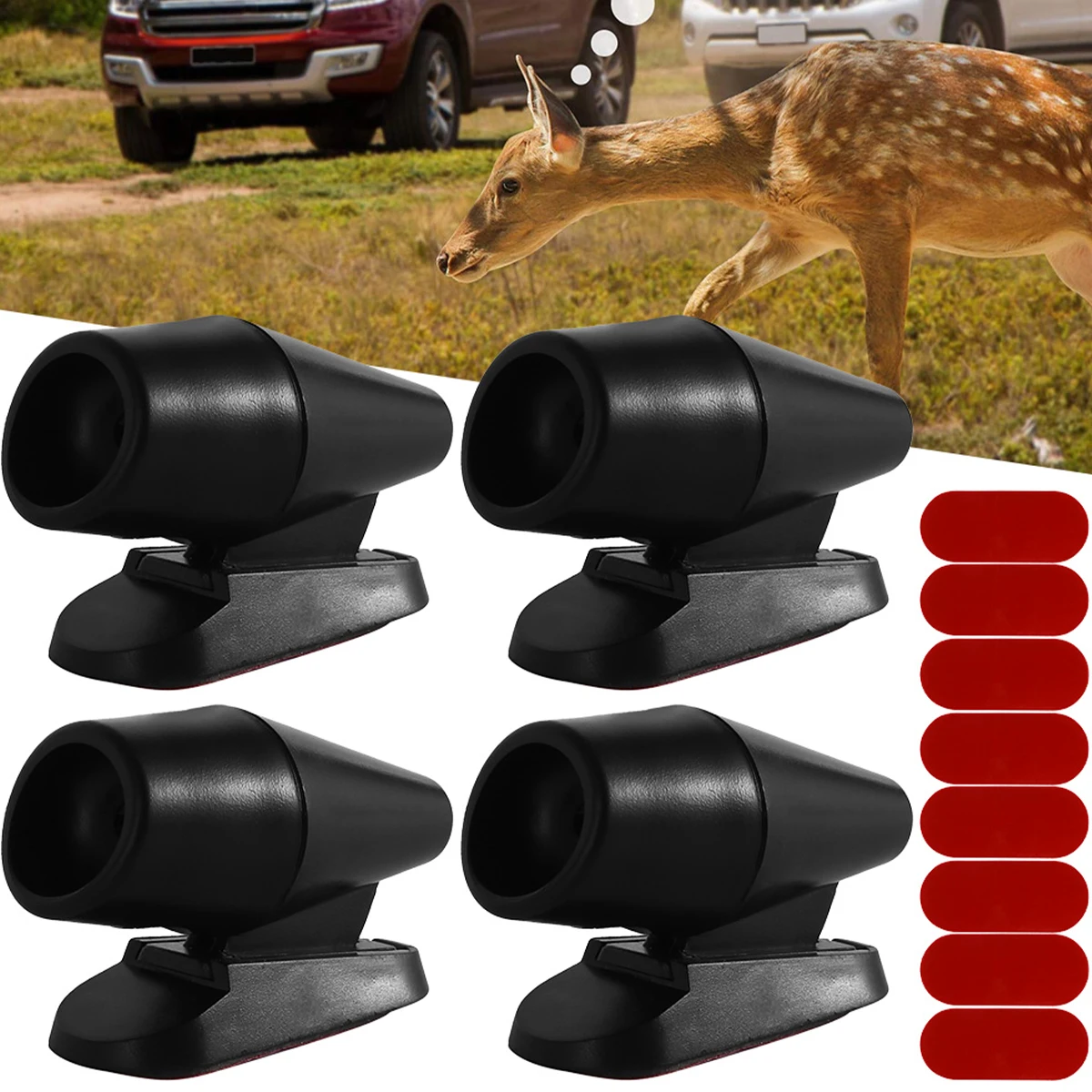 4PCS Mini Car Safety Deer Whistle Weather-Resistant Animal Alert Deer Warning Whistles Device Portable Deer Repelling Whistles
4PCS Mini Car Safety Deer Whistle Weather-Resistant Animal Alert Deer Warning Whistles Device Portable Deer Repelling Whistles