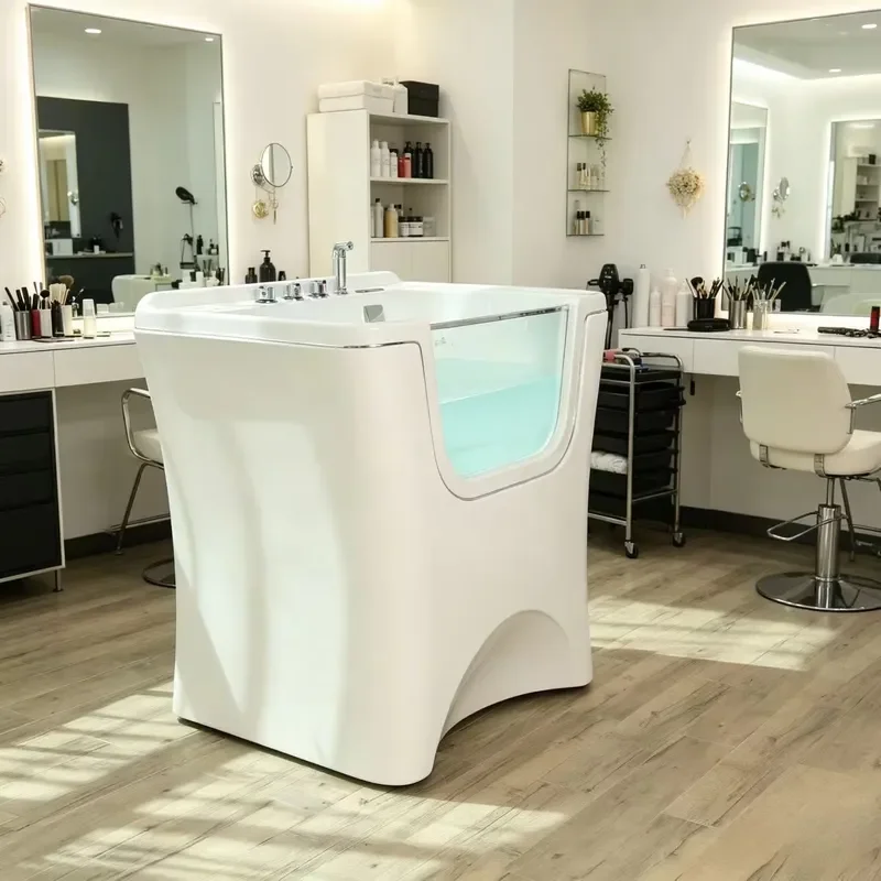 Safe Access Walk-in Dog Wash Station Anti-Slip Acrylic Commercial Large Breed Tub for Dogs
Safe Access Walk-in Dog Wash Station Anti-Slip Acrylic Commercial Large Breed Tub for Dogs