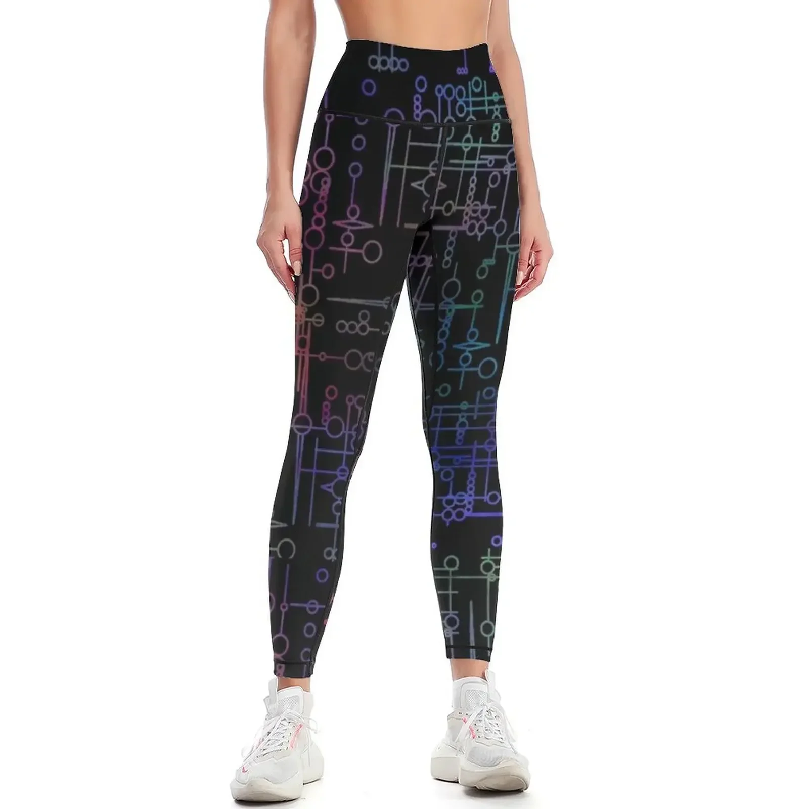 The Obelisk / The Diviner (Black and Multi-Coloured on Black) Leggings Women sports gym womans Sports pants for Womens Leggings
The Obelisk / The Diviner (Black and Multi-Coloured on Black) Leggings Women sports gym womans Sports pants for Womens Leggings