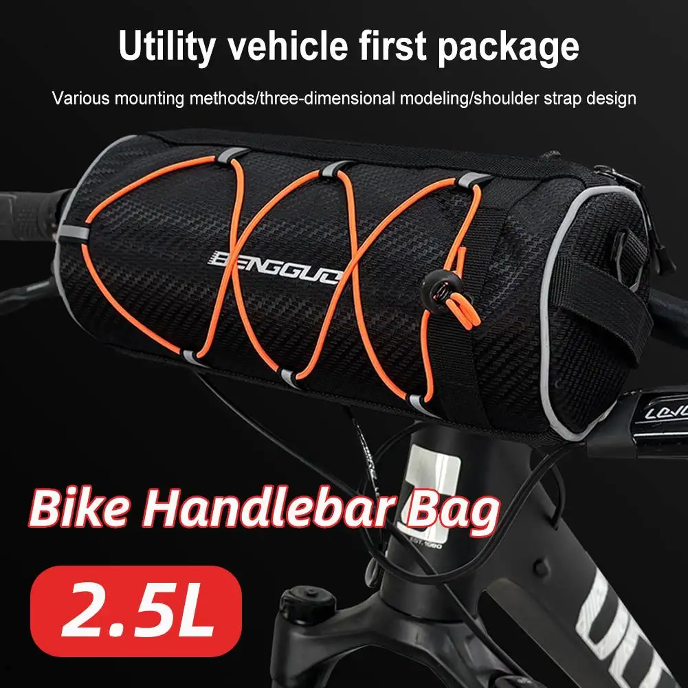 2.5L Bicycle Frame Pannier Bag Large Capacity Portable Shoulder Bag Reflective Bike Front Tube Bag for Outdoot Cycling Accessory
2.5L Bicycle Frame Pannier Bag Large Capacity Portable Shoulder Bag Reflective Bike Front Tube Bag for Outdoot Cycling Accessory