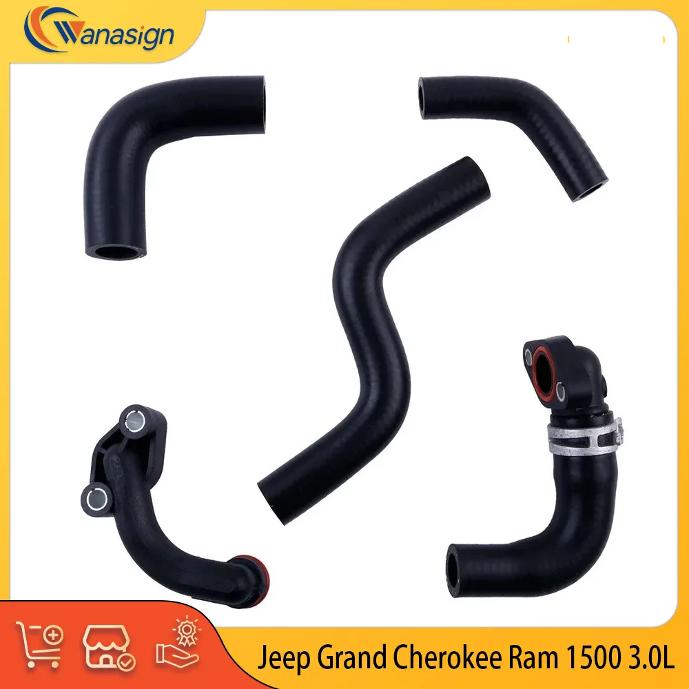 Radiator Coolant Pipe Hose Kit for 3.0L V6 Gas Jeep Grand Cherokee Ram 1500 14-19 Engine Parts 68253365AA 68211200AC
Radiator Coolant Pipe Hose Kit for 3.0L V6 Gas Jeep Grand Cherokee Ram 1500 14-19 Engine Parts 68253365AA 68211200AC