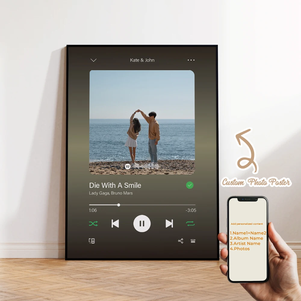 Modern Personalized Name Custom Couple Music Album Wall Art Print Canvas Painting Poster Picture For Bedroom Home Decor
Modern Personalized Name Custom Couple Music Album Wall Art Print Canvas Painting Poster Picture For Bedroom Home Decor