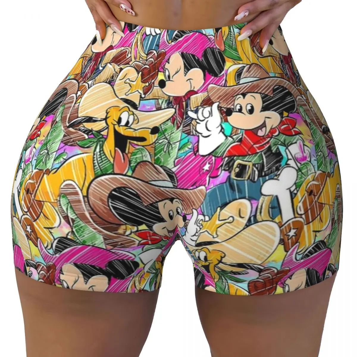 Frontierland Cowboy Friends Sketched Seamless Yoga Short for Women Mickey Minnie Goofy Fantasyland Fitness Workout Gym Leggings
Frontierland Cowboy Friends Sketched Seamless Yoga Short for Women Mickey Minnie Goofy Fantasyland Fitness Workout Gym Leggings