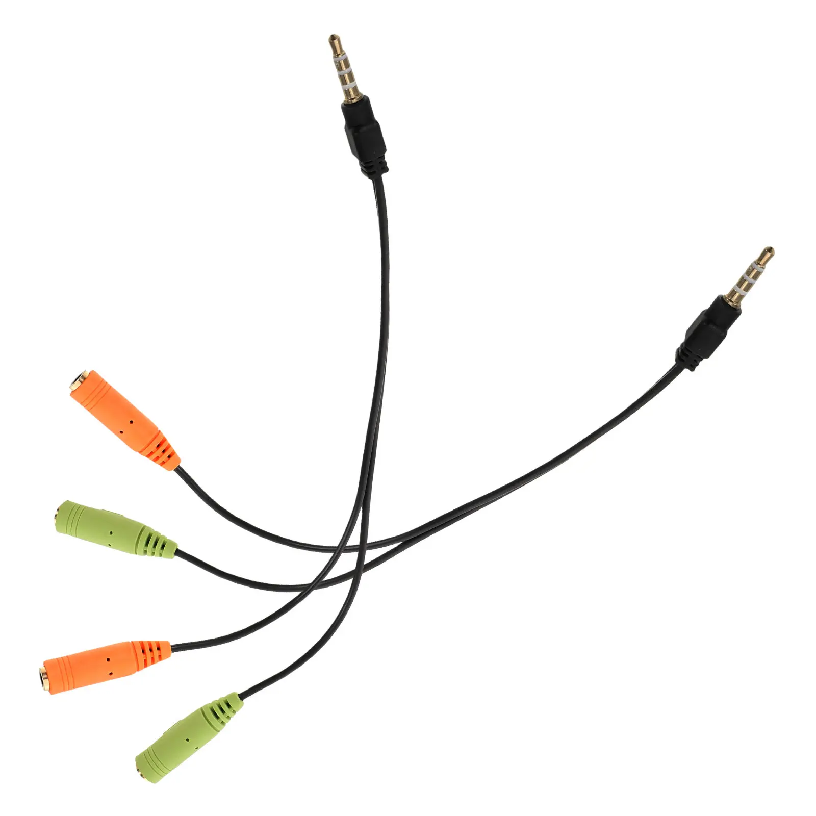 2Pcs Headphone Mic Audio Splitter Cable Dual Jack Converter Adapter for Pc Laptop Smartphone Gaming Streaming Clear Audio Chat
2Pcs Headphone Mic Audio Splitter Cable Dual Jack Converter Adapter for Pc Laptop Smartphone Gaming Streaming Clear Audio Chat