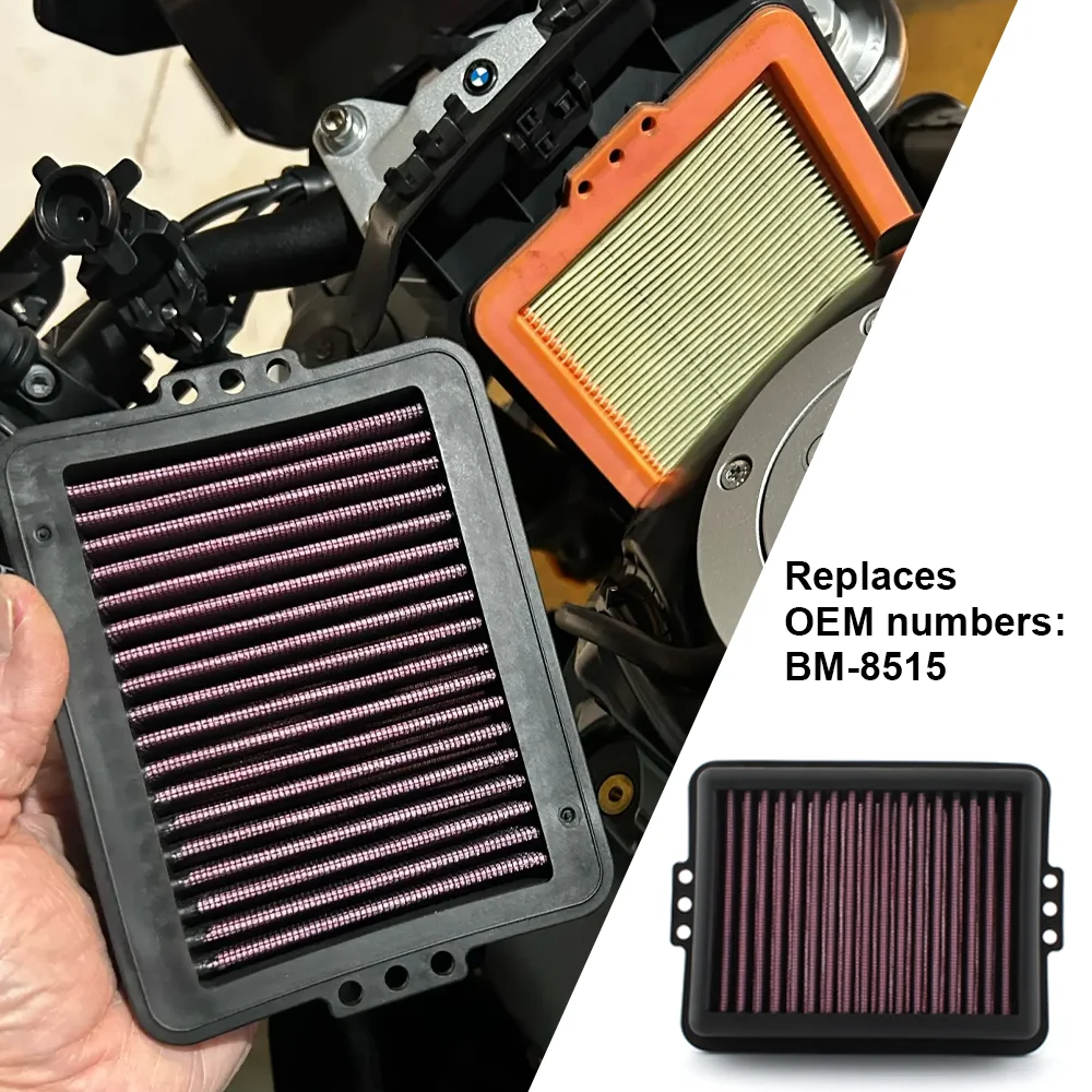 BM-8515 Motorcycle Washable Air Filter For BMW F750GS F850GS F900R F900XR 2018-2025
BM-8515 Motorcycle Washable Air Filter For BMW F750GS F850GS F900R F900XR 2018-2025