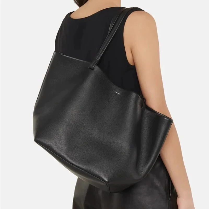 Women's Leather Litchi Grain Shoulder Bag Vintage Large Capacity Open Pocket Simple Commuting Tote
Women's Leather Litchi Grain Shoulder Bag Vintage Large Capacity Open Pocket Simple Commuting Tote
