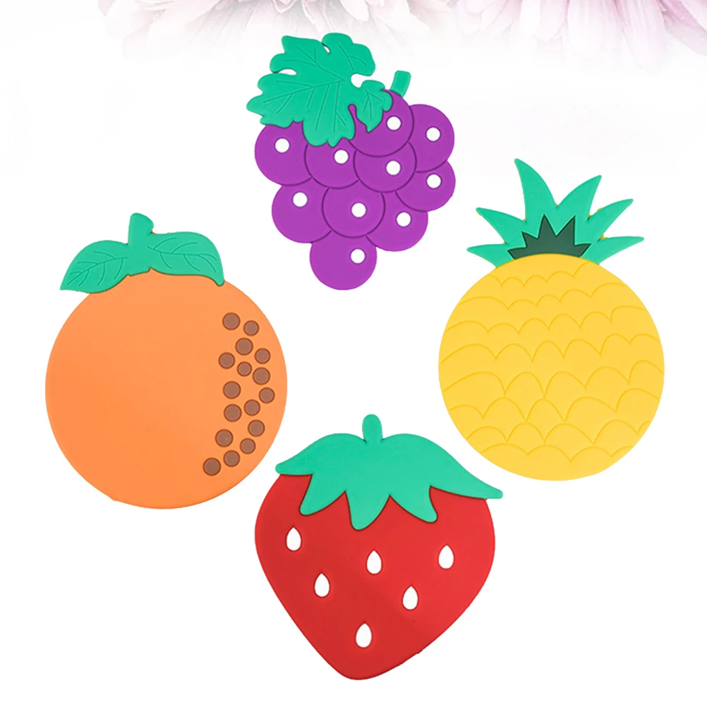 4 Pcs along with Silicone Heat Insulation Pad Pot Cup Cushion Placemat Charm Cartoon
4 Pcs along with Silicone Heat Insulation Pad Pot Cup Cushion Placemat Charm Cartoon