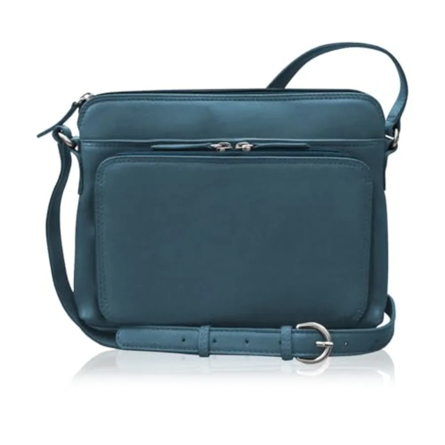 Crossbody bag for daily commute, genuine leather, black, RFID blocking and adjustable strap
Crossbody bag for daily commute, genuine leather, black, RFID blocking and adjustable strap
