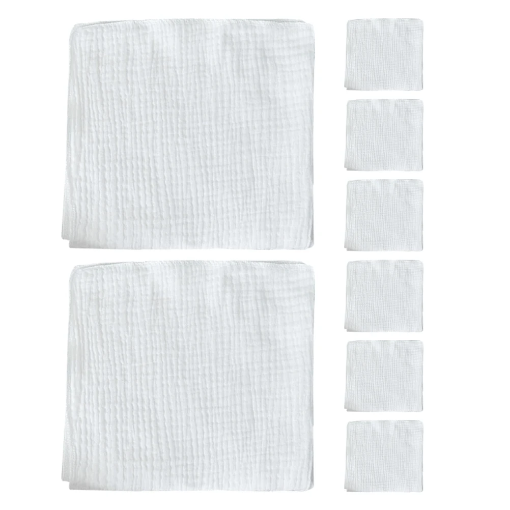 8pcs Cotton Gauze Diapers White Baby Washcloths 43x45cm Reusable Newborn Toddler Cloth Diapers For Babies Muslin Burp Clothes
8pcs Cotton Gauze Diapers White Baby Washcloths 43x45cm Reusable Newborn Toddler Cloth Diapers For Babies Muslin Burp Clothes