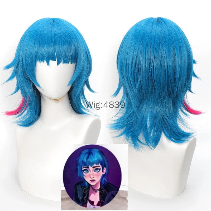 Cosplay Game LoL Arcane2 Jinx Cosplay Wig Powder Hair Short Wig Blue Wig Ekko Halloween Party Role Play Accessories Hair
Cosplay Game LoL Arcane2 Jinx Cosplay Wig Powder Hair Short Wig Blue Wig Ekko Halloween Party Role Play Accessories Hair