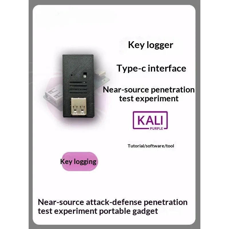 USB Keylogger Near-source Attack and Defense Penetration Tool Keystroke Logging Tool Cyclic Recording of Input Characters
USB Keylogger Near-source Attack and Defense Penetration Tool Keystroke Logging Tool Cyclic Recording of Input Characters