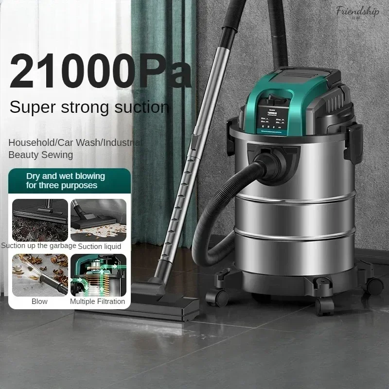 Household vacuum cleaner. Small size. Strong suction power. Suitable for wet or dry cleaning. Special for industrial joints.
Household vacuum cleaner. Small size. Strong suction power. Suitable for wet or dry cleaning. Special for industrial joints.