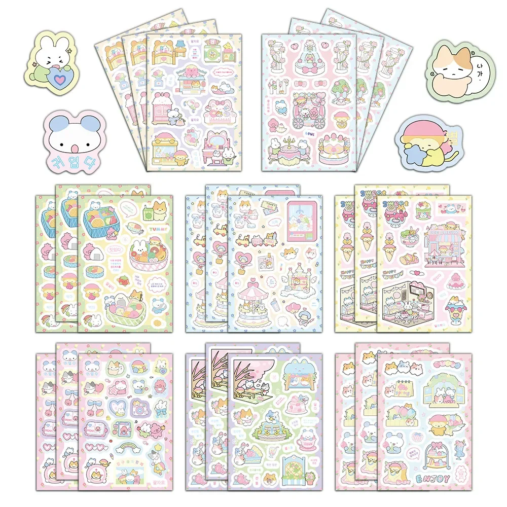 8PCS Spring Travel Stickers Cartoon Cute Small Elements Handheld Account Phone Case Notebook Decoration Waterproof Stickers
8PCS Spring Travel Stickers Cartoon Cute Small Elements Handheld Account Phone Case Notebook Decoration Waterproof Stickers