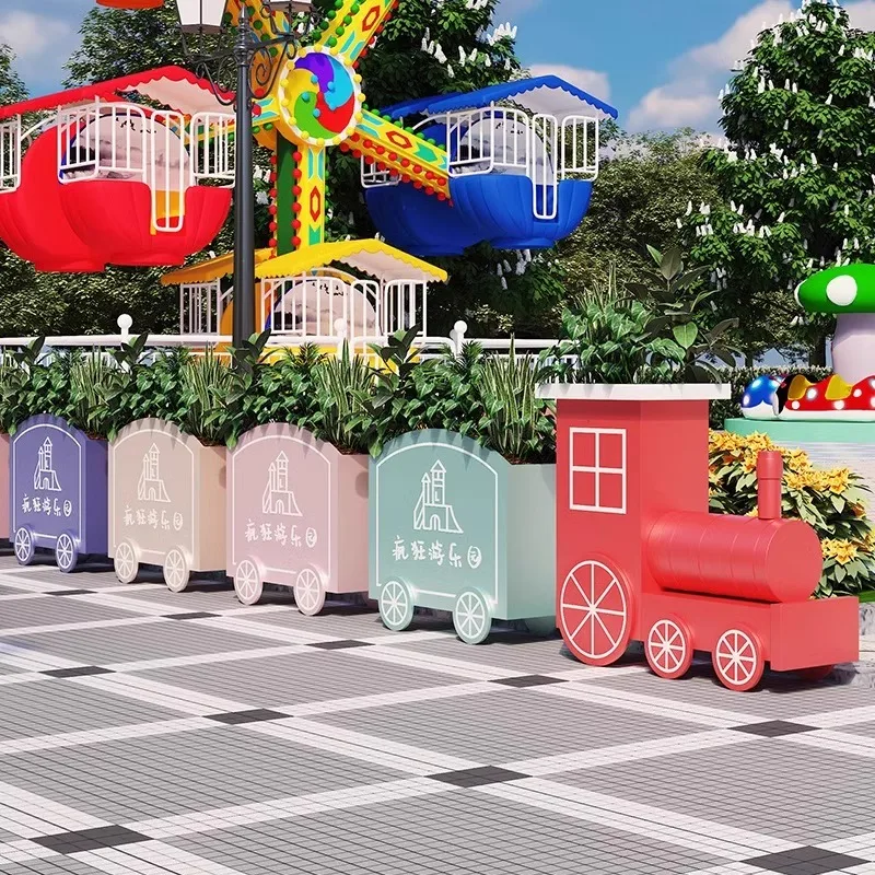 Internet celebrity style creative flower box cartoon children's fun green plant box outdoor partition shopping mall pedestrian
Internet celebrity style creative flower box cartoon children's fun green plant box outdoor partition shopping mall pedestrian