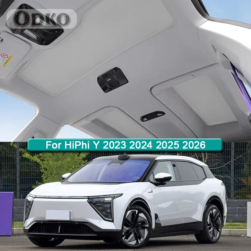Car Roof Sunshade Fit For HiPhi Y 2023 2024 2025 2026 Electrostatic Adsorption Sunroof Sunshade Skylight Blind Shading Sticker
Car Roof Sunshade Fit For HiPhi Y 2023 2024 2025 2026 Electrostatic Adsorption Sunroof Sunshade Skylight Blind Shading Sticker