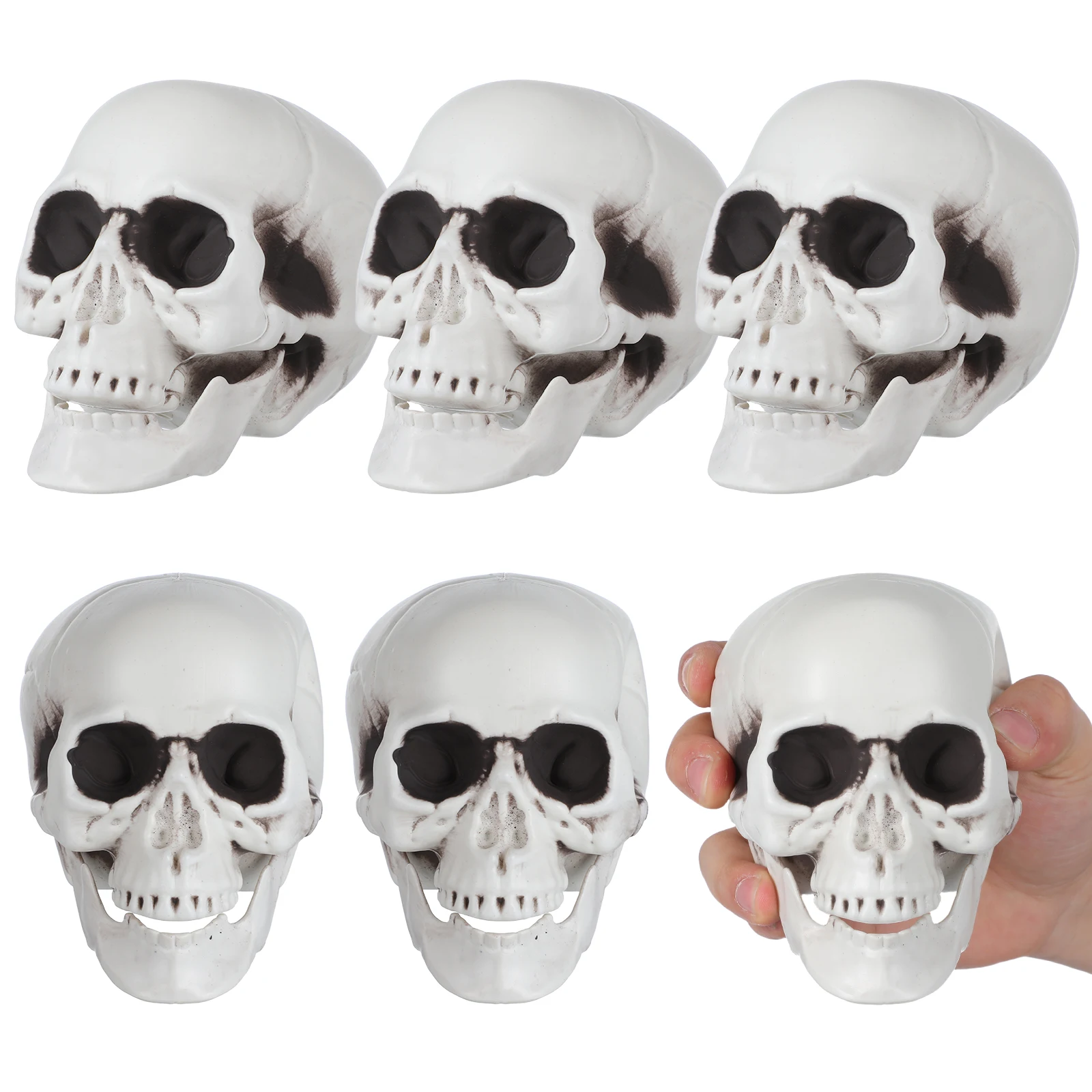 6pcs Skull Ornaments Plastic Halloween Kopf Totenkopf Grosser Maske Party Props Lightweight Fun Decor Festivals Gifts Mini
6pcs Skull Ornaments Plastic Halloween Kopf Totenkopf Grosser Maske Party Props Lightweight Fun Decor Festivals Gifts Mini