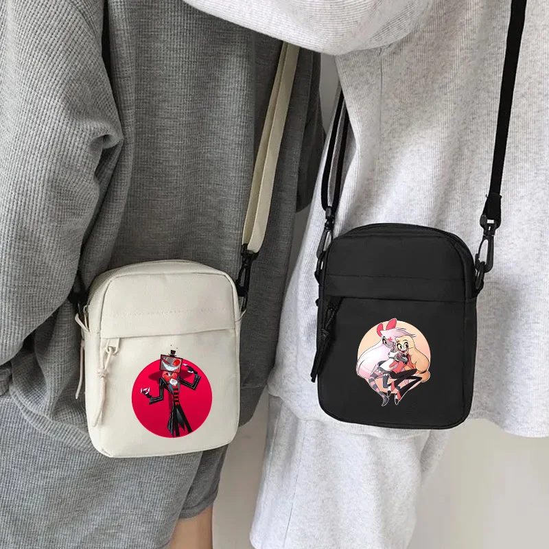 Hazbins Hotel Series Small Zipper Messenger Bags Casual Shoulder Crossbody Bag Cartoon Women Men Simple Pouch Birthday Gift
Hazbins Hotel Series Small Zipper Messenger Bags Casual Shoulder Crossbody Bag Cartoon Women Men Simple Pouch Birthday Gift