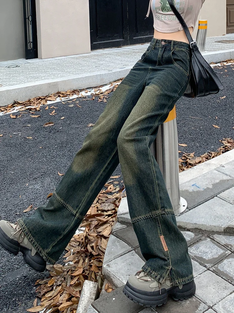 Fashionable Retro Jeans for Women Korean Edition New High Street Versatile High Waist Slim Straight Floor Slam Pants
Fashionable Retro Jeans for Women Korean Edition New High Street Versatile High Waist Slim Straight Floor Slam Pants