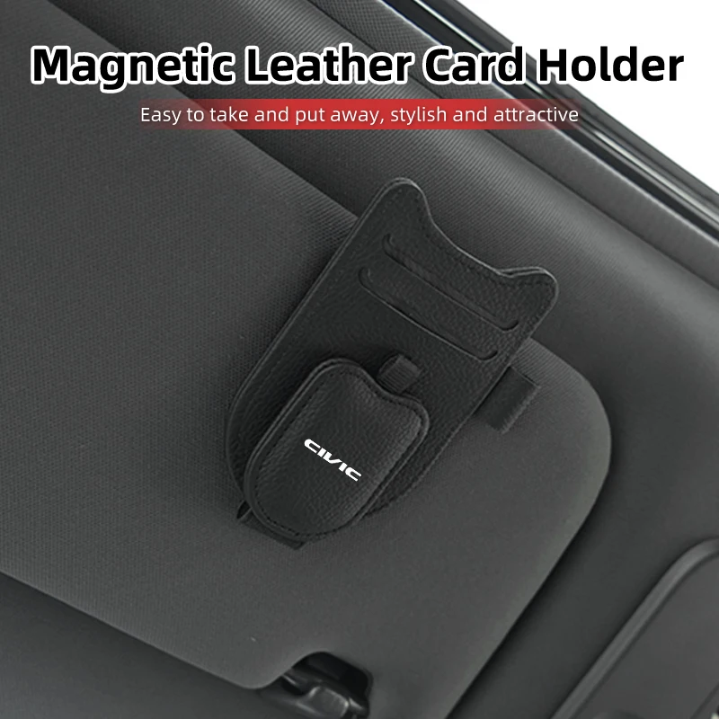 Car Sunshade Glasses Storage Clip PU Leather Cards Holder For Civic Accord CRV Fit Jazz Transalp CBR cb500x Odyssey Vezel Pilot
Car Sunshade Glasses Storage Clip PU Leather Cards Holder For Civic Accord CRV Fit Jazz Transalp CBR cb500x Odyssey Vezel Pilot