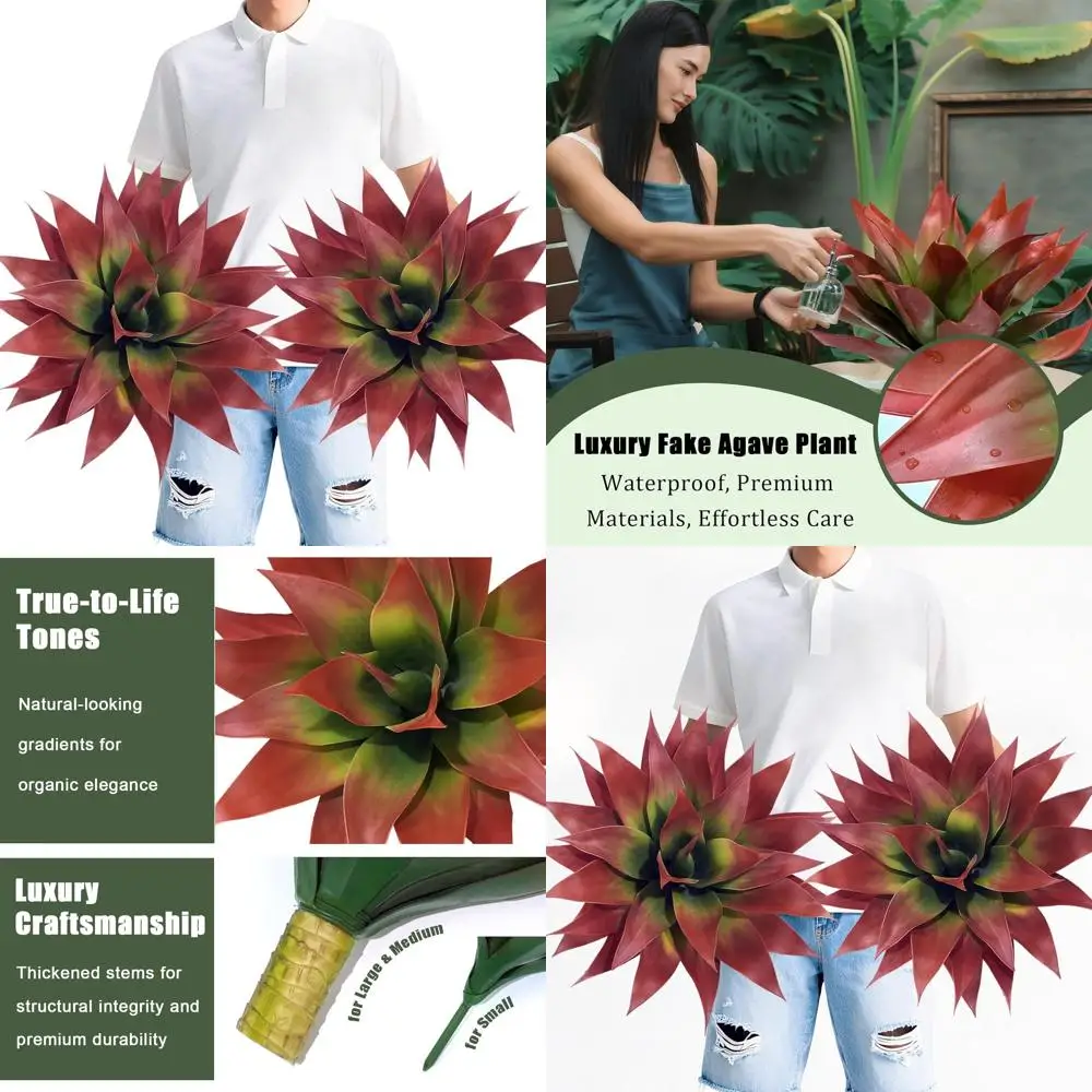 Искусственные агнутые растения, устойчивые к ультрафиолетовому излучению, набор из 2 предметов, большие красные, идеально подходят для уличного или внутреннего декора дома и сада
Искусственные агнутые растения, устойчивые к ультрафиолетовому излучению, набор из 2 предметов, большие красные, идеально подходят для уличного или внутреннего декора дома и сада