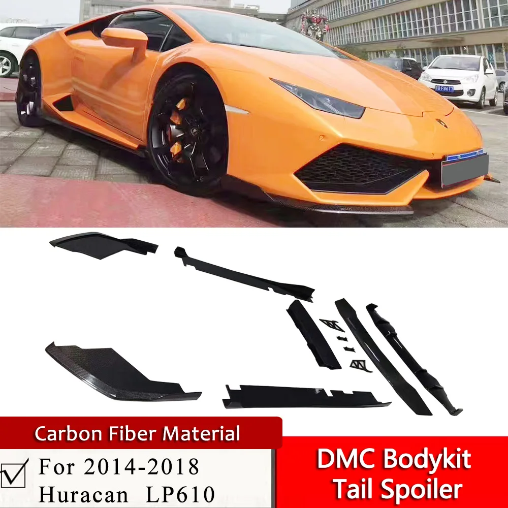 Для Lamborghini Huracan LP610 2016, добавление влажного углеродного волокна, DMC, передняя губа, боковая юбка, задний диффузор, Bodykit, хвостовое крыло
Для Lamborghini Huracan LP610 2016, добавление влажного углеродного волокна, DMC, передняя губа, боковая юбка, задний диффузор, Bodykit, хвостовое крыло