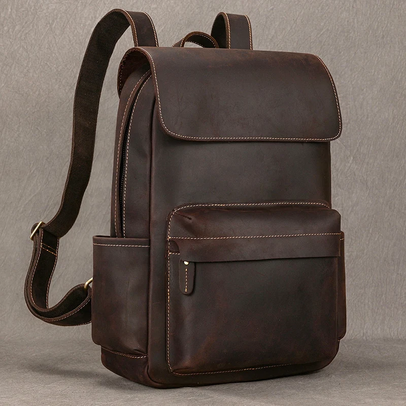 Fashion Leather Backpack Men Male Laptop Backpack for 15.6 Inch ComputerTravel Backpack Men's Leather Bagpack School Daypack Men
Fashion Leather Backpack Men Male Laptop Backpack for 15.6 Inch ComputerTravel Backpack Men's Leather Bagpack School Daypack Men