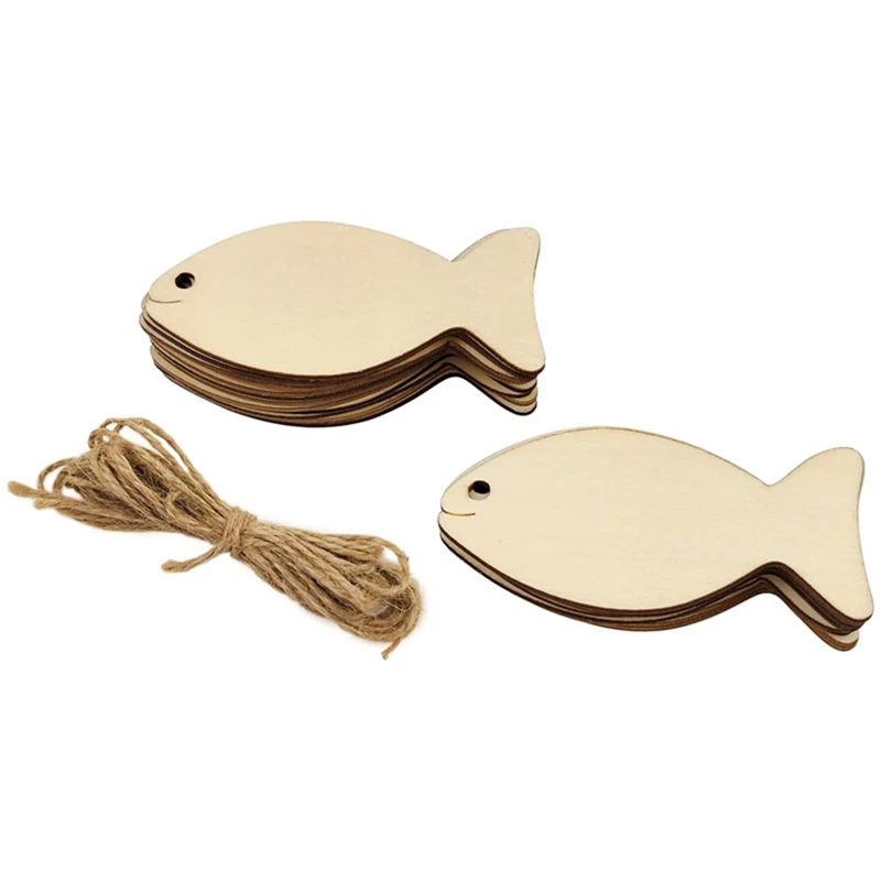 100PCS Wood Fish Cutouts Unfinished Wooden Fish Hanging Ornaments DIY Fish Craft Gift Tags For Party Decoration
100PCS Wood Fish Cutouts Unfinished Wooden Fish Hanging Ornaments DIY Fish Craft Gift Tags For Party Decoration