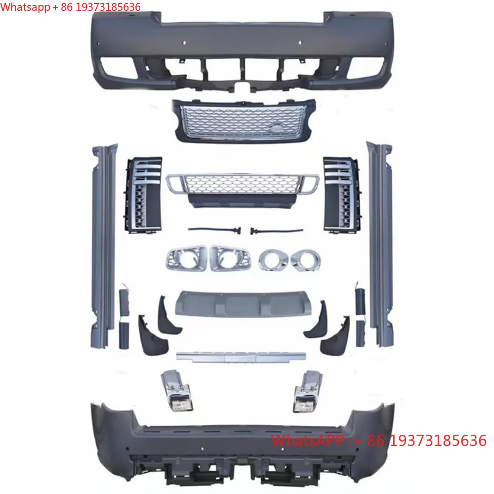For 2005-2012 RR Vogue Autobiography Style Body Kit Complete Car Conversion Kit Front Bumper Rear Diffuser Auto Parts
For 2005-2012 RR Vogue Autobiography Style Body Kit Complete Car Conversion Kit Front Bumper Rear Diffuser Auto Parts