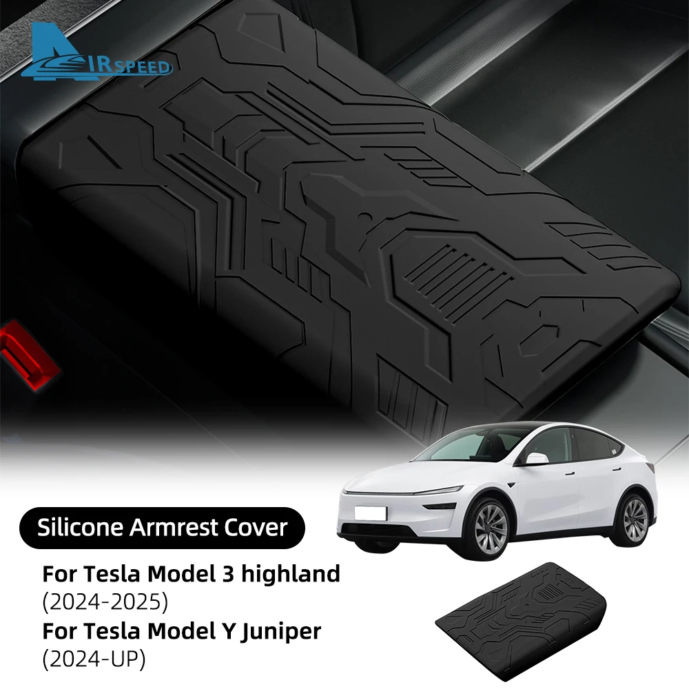 Silicone Armrest Box Protective Cover For Tesla Model Y Juniper 2025 2026 2027 Model 3 Highland 2024-UP Car Arm Rest Lid Trim
Silicone Armrest Box Protective Cover For Tesla Model Y Juniper 2025 2026 2027 Model 3 Highland 2024-UP Car Arm Rest Lid Trim
