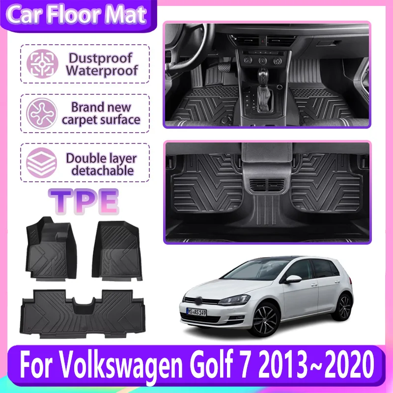 LHD For Volkswagen VW Golf 7 Mk7 2013-2020 2014 Car Floor Mat Waterproof Protective TPE Material Dustproof Liner Pad Accessories
LHD For Volkswagen VW Golf 7 Mk7 2013-2020 2014 Car Floor Mat Waterproof Protective TPE Material Dustproof Liner Pad Accessories