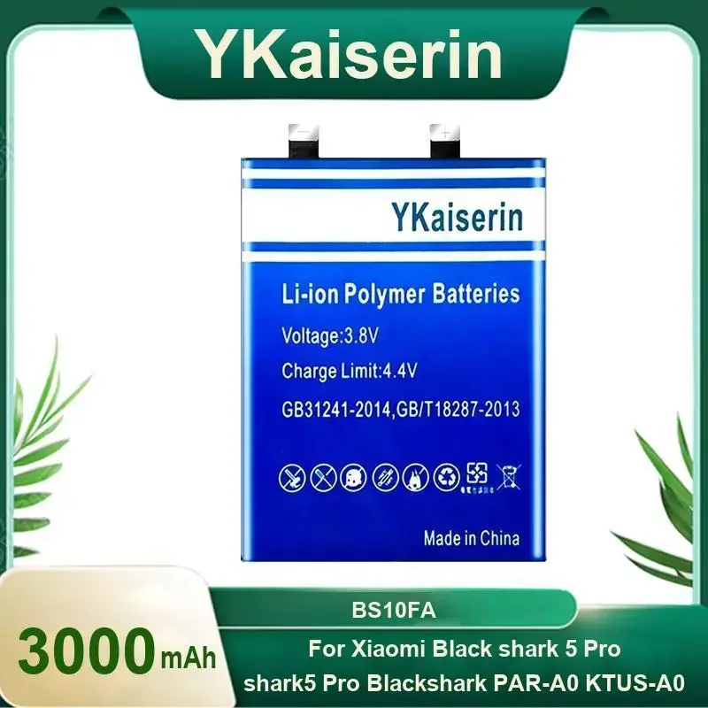 Аккумулятор YKaiserin BS10FA на 3000 мАч для Xiaomi Black Shark 5 Pro PAR-A0 KTUS-A0
Аккумулятор YKaiserin BS10FA на 3000 мАч для Xiaomi Black Shark 5 Pro PAR-A0 KTUS-A0